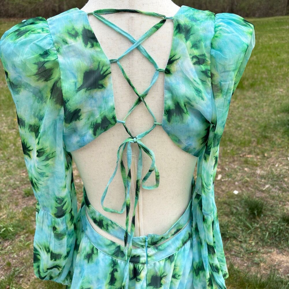 RAHI Willa Cutout Open Back Long Sleeve Dress NWT - Picture 11 of 12